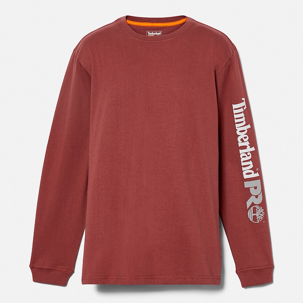 Timberland PRO Maroon Long Sleeve Shirt